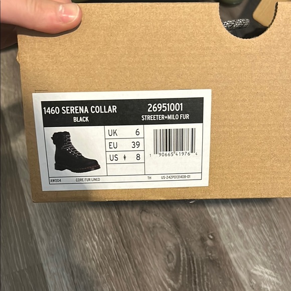 Dr. Martens Black Leather Boots - Picture 2 of 4